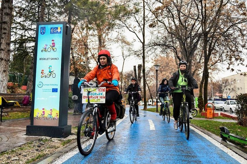 Yerli ve Milli Bisiklet Sayaçları Bisiklet Yollarında Kullanılmaya Başlandı
