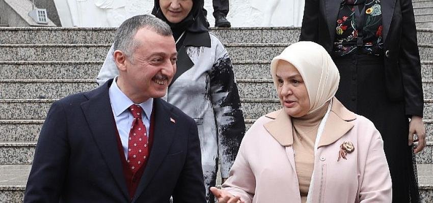 Başkan Büyükakın, Ayşe Keşir’i konuk etti