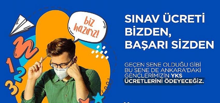Sosyal Yardım Alan Gençlerin YKS Ücreti Bu Sene de Ankara Büyükşehir Belediyesi’nden