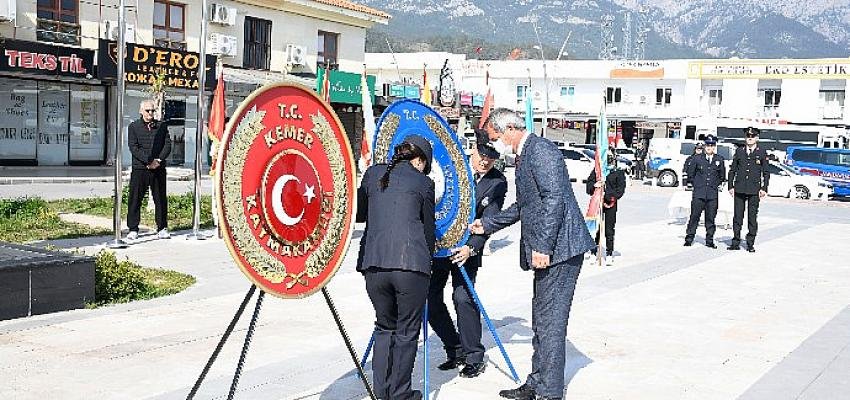 18 Mart Şehitleri Anma Günü ve Çanakkale Deniz Zaferi’nin 107. yılı Kemer’de kutlandı