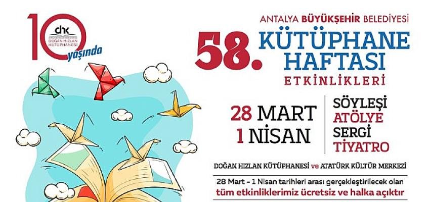 58. Kütüphane Haftası etkinliklerle kutlanacak