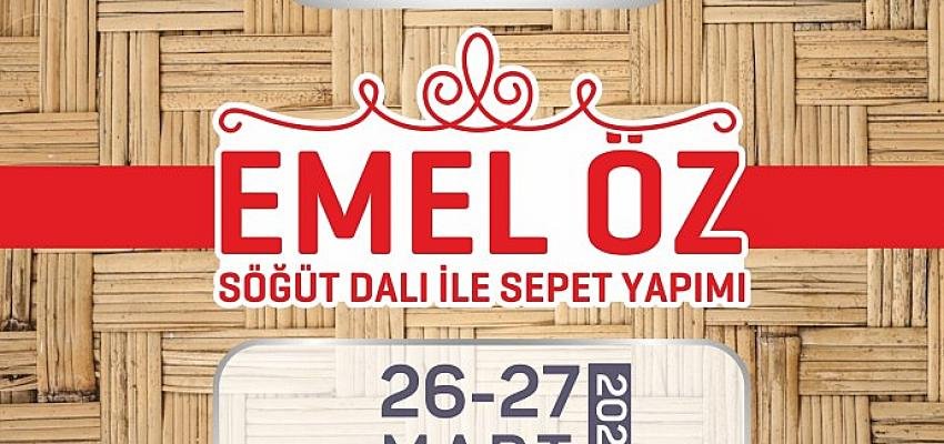 Gölcük Belediyesi tarafından düzenlenen Sanat Günleri, “Söğüt Dalı ile Sepet Yapımı” eğitimi ile devam edecek.