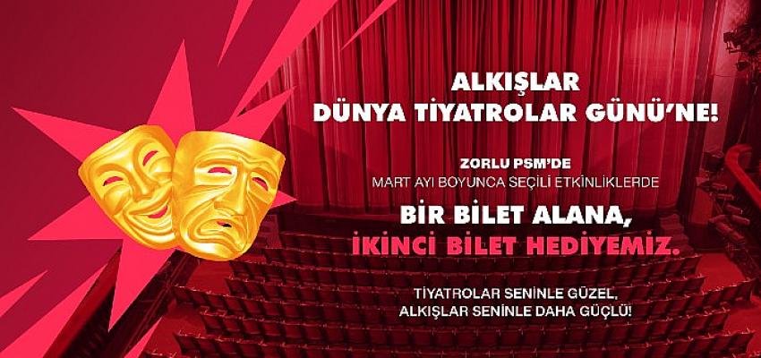 Zorlu PSM’den Dünya Tiyatro Günü’ne özel 1+1 bilet kampanyası
