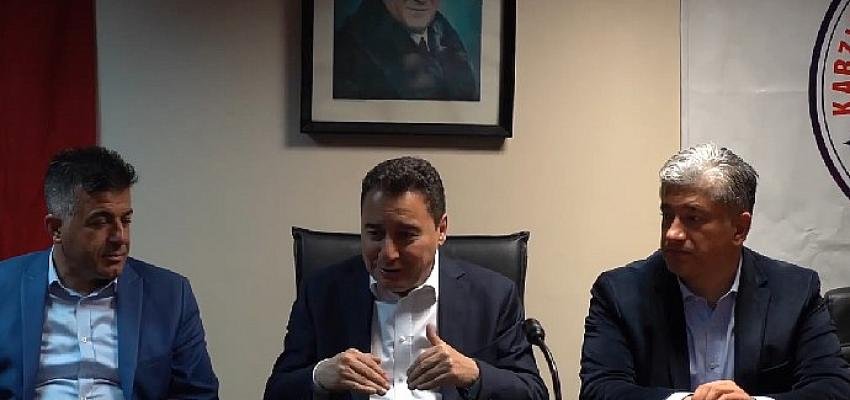 ALİ BABACAN: ‘İttifak için daha çok şey konuşmamız lazım’