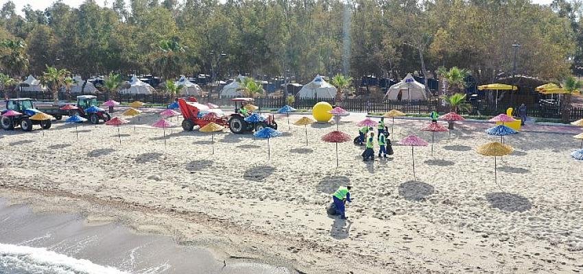 Aydın Büyükşehir Belediyesi Sahilleri Pırıl Pırıl Yaptı