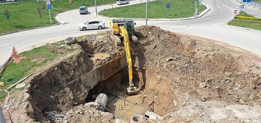 Dilovası Mimar Sinan Caddesi’ndeki altyapı da sona doğru