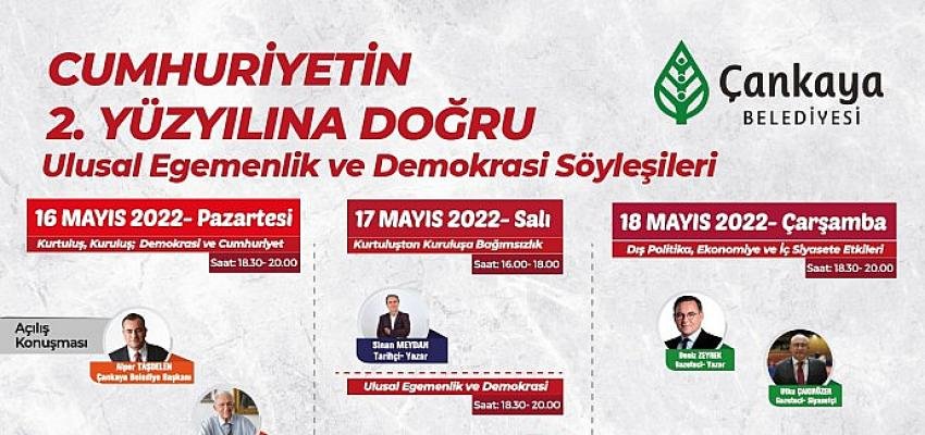 Cumhuriyetin 2. Yüzyılına Doğru Ulusal Egemenlik ve Demokrasi Söyleşileri Başlıyor