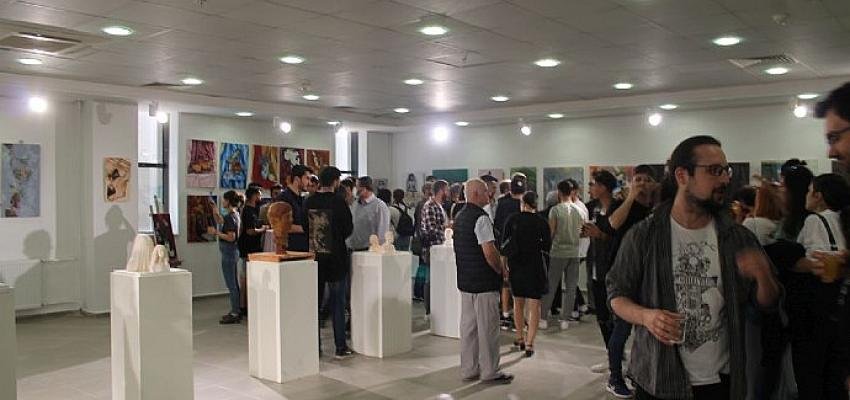 EÜGüzel Sanatlar Eğitimi Bölümünün  “Yıl Sonu” sergisi açıldı