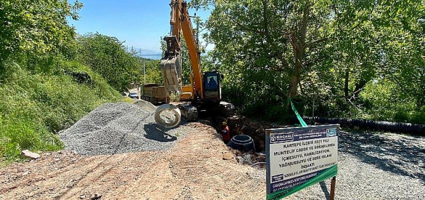 Kartepe Eşme Mahallesinde Atıksu Hatları Yenilendi