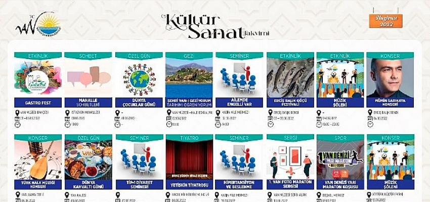 Van’da Haziran Dolu Dolu Geçecek