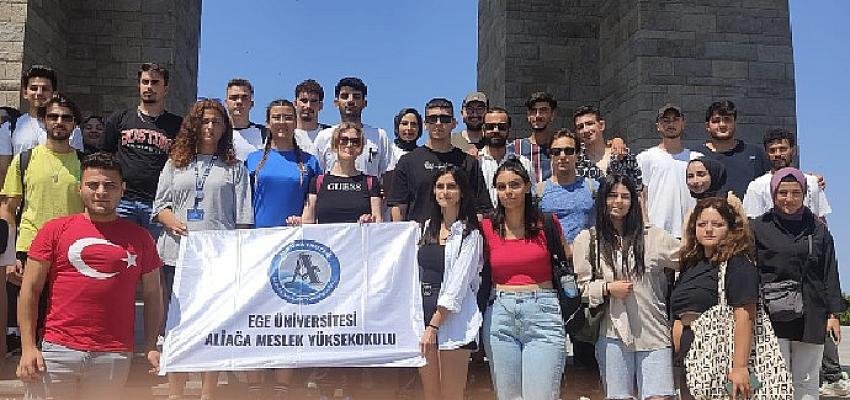 Aliağa Meslek Yüksekokulu öğrencileri Çanakkale’yi ziyaret etti