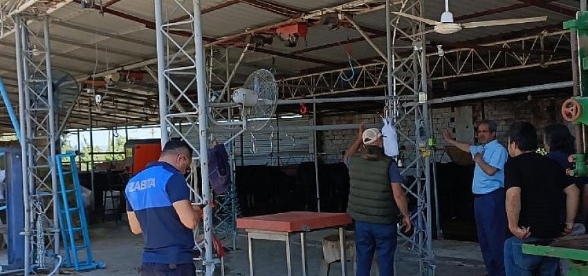 Bergama’da kurban kesim yerlerine denetim