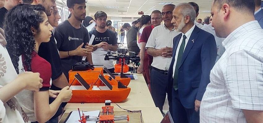 Harran Mühendislik Fakültesi Öğrencileri Ürettikleri Projeleri Sergilediler