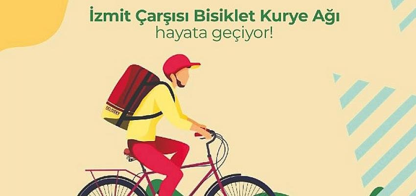 İzmit Çarşısı’ndan Kent İçi Lojistiğe Yeşil Çözüm: İzmit Çarşısı Bisiklet Kurye Projesi Başlıyor!