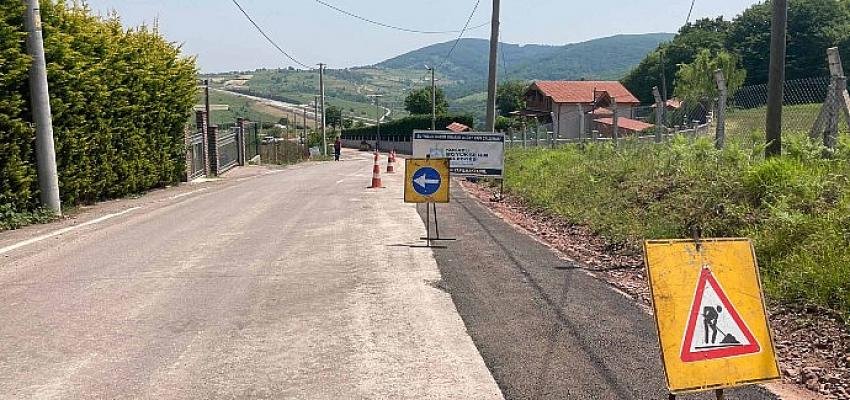 İzmit köy yollarında üstyapıyla ulaşım kolaylaşıyor