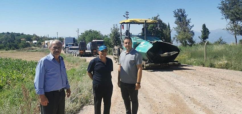 Beydağ’da Ovacık Yaylası’na Sıcak Asfalt