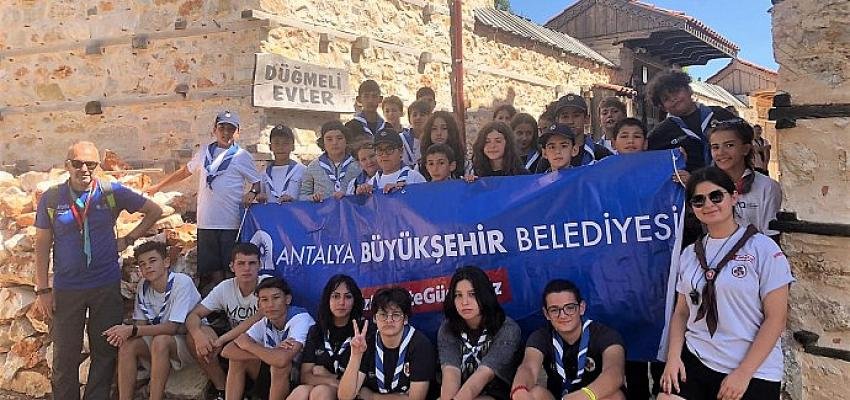 Büyükşehir İzcileri Akseki’de kamp yaptı