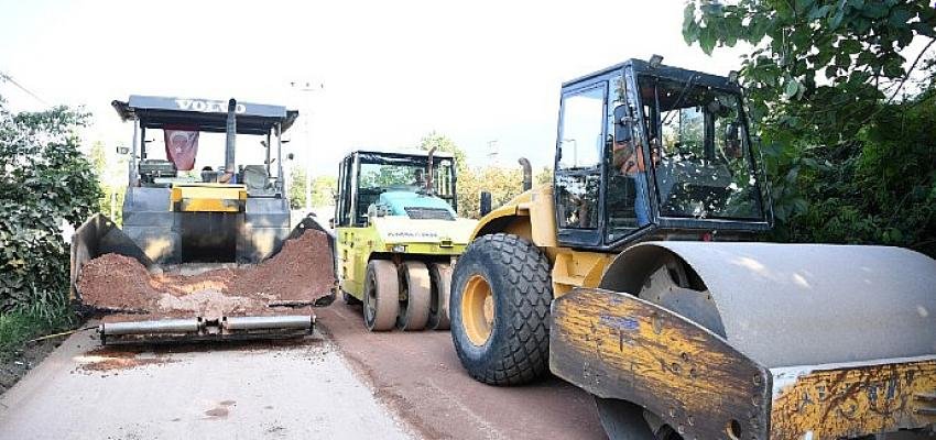 Kartepe’de 550 Ton Asfalt Serildi