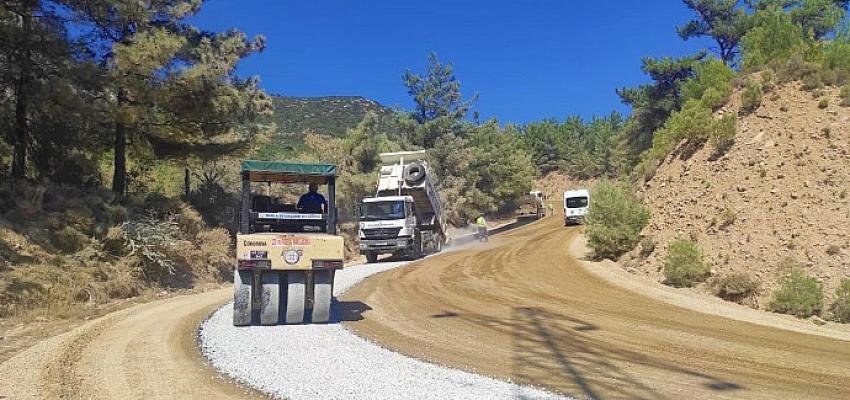 Muğla Büyükşehir Datça- Yaka’da Asfalt Çalışmasını Tamamladı