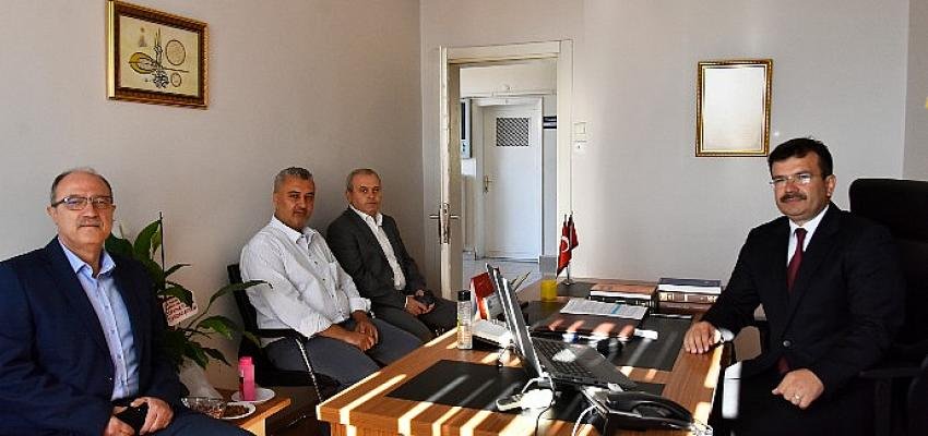 Malkara Belediye Başkanı Uluş Yurdakul’dan Malkara İlçe Müftüsü Sacit Ekerim’e Ziyaret