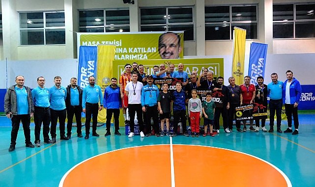 Konya'da “Kurumlar Arası Masa Tenisi Turnuvası" Heyecanı Yaşandı