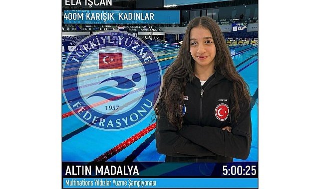 Gölcüklü Milli Sporcu Ela İşcan'dan Büyük Başarı
