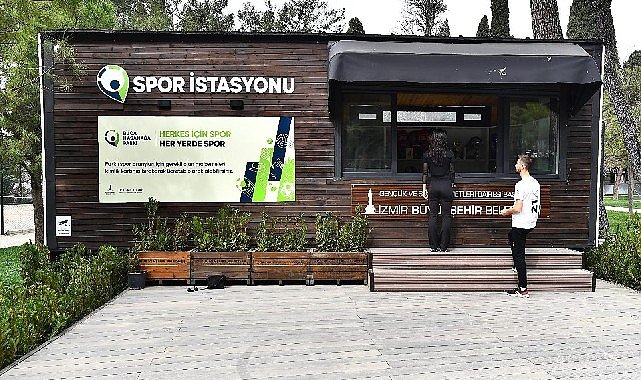 İzmir'in ilk spor istasyonu Hasanağa Bahçesi'nde açıldı